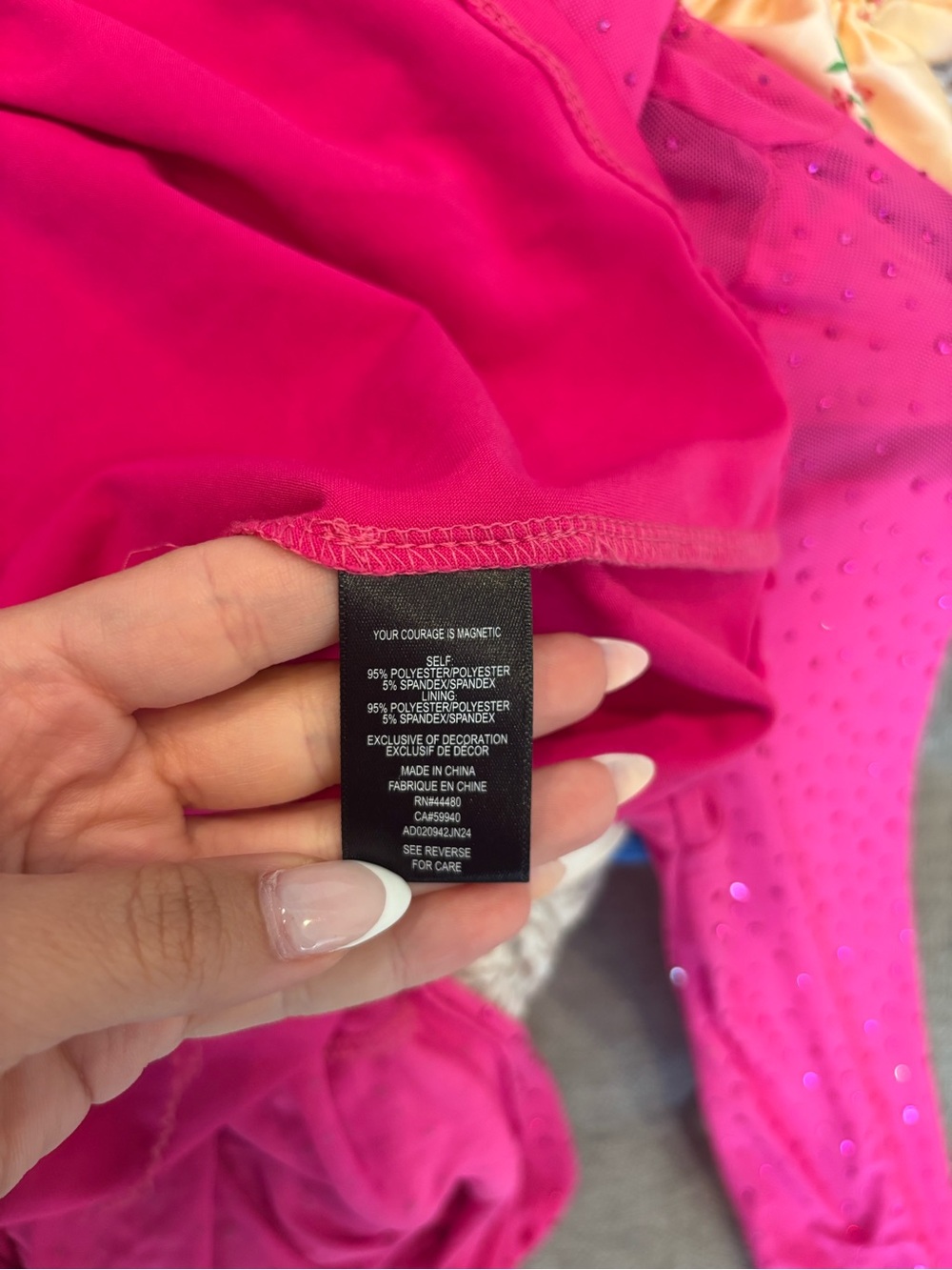 AFRM Hot Pink Long Sleeve Turtleneck Bodycon Dress - Picture 5 of 8